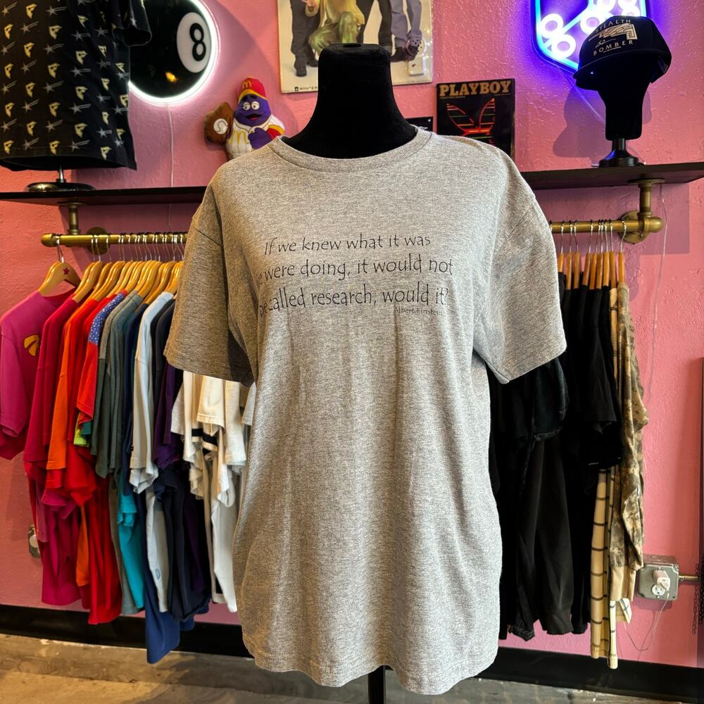 Albert Einstein Scientific Graphic Tee Size M